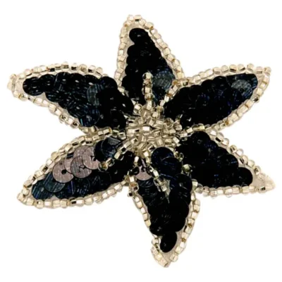 Plaukų segtukas - Pastorelli fiore black silver